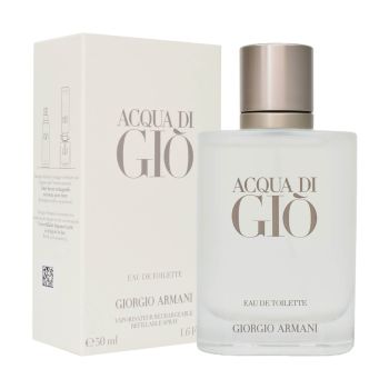 Giorgio Armani Acqua Di Gio Homme Eau de Toilette 50 ml Refillable Herren Duft EDT Spray