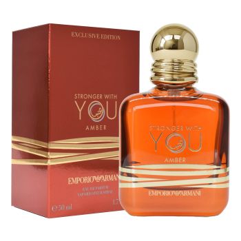 Giorgio Armani Stronger With You Amber Eau de Parfum 50 ml Herren Parfüm Duft Spray