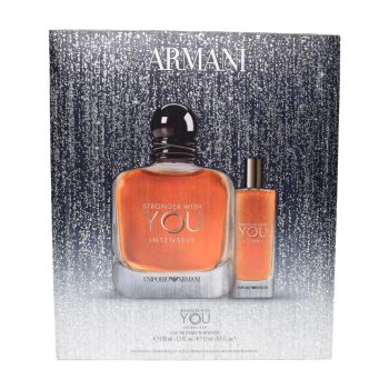 Giorgio Armani Stronger with You Eau de Parfum 100 ml + 15 ml Duft Set Herren Geschenk Back