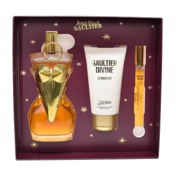 Jean Paul Gaultier Divine Le Parfum 100 ml + 10 ml 75 ml Body Lotion Damen Duftset Inhalt