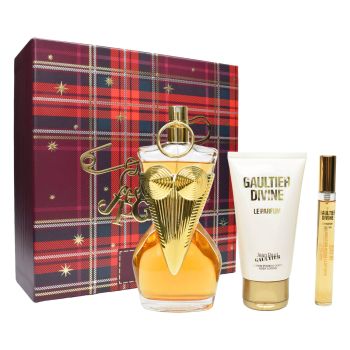 Jean Paul Gaultier Divine Le Parfum 100 ml + 10 ml 75 ml Body Lotion Damen Duftset