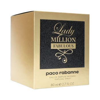 Paco Rabanne Lady Million Fabulous Eau de Parfum Intense 80 ml Damen Duft Parfüm EDP Box