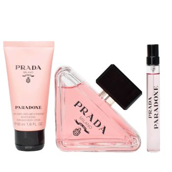 Prada Paradoxe Eau de Parfum 90ml + 10ml Travel Stick 50ml Bodylotion Duft Set Flakon
