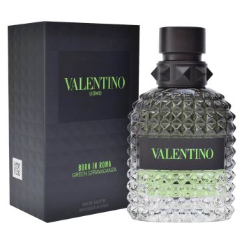 Valentino Uomo Born in Roma Green Stravaganza Eau de Toilette 100 ml XL Herren Parfum EDT Duft Spray
