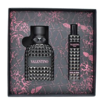 Valentino Uomo Born in Roma Intense Eau de Parfum 50 ml + Travel Stick 10 ml Herren Geschenkset Inhalt