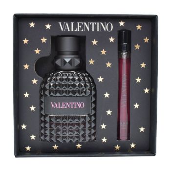 Valentino Uomo Born in Roma Intense Eau de Parfum 50 ml + Travel Stick 10 ml Herren Geschenkset Inhalt