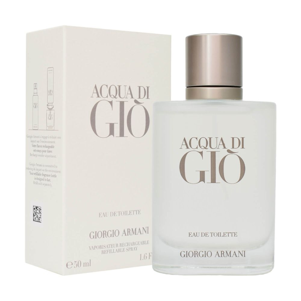 Giorgio Armani Acqua Di Gio Homme Eau de Toilette 50 ml Refillable Herren Duft EDT Spray
