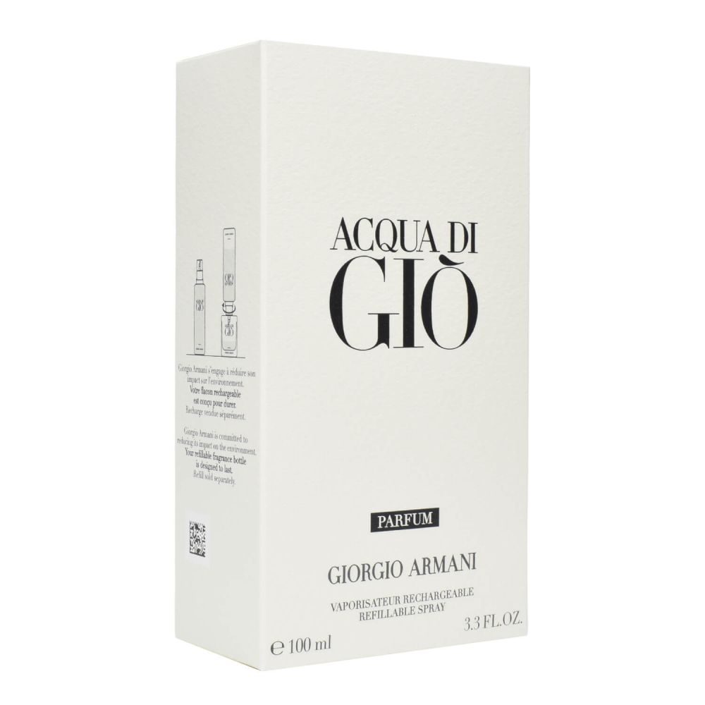 Giorgio Armani Acqua Di Gio Parfum Refillable 100 ml Premium Herren Parfüm Duft Box