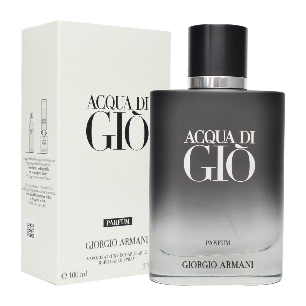 Giorgio Armani Acqua Di Gio Parfum Refillable 100 ml Premium Herren Parfüm Duft Spray