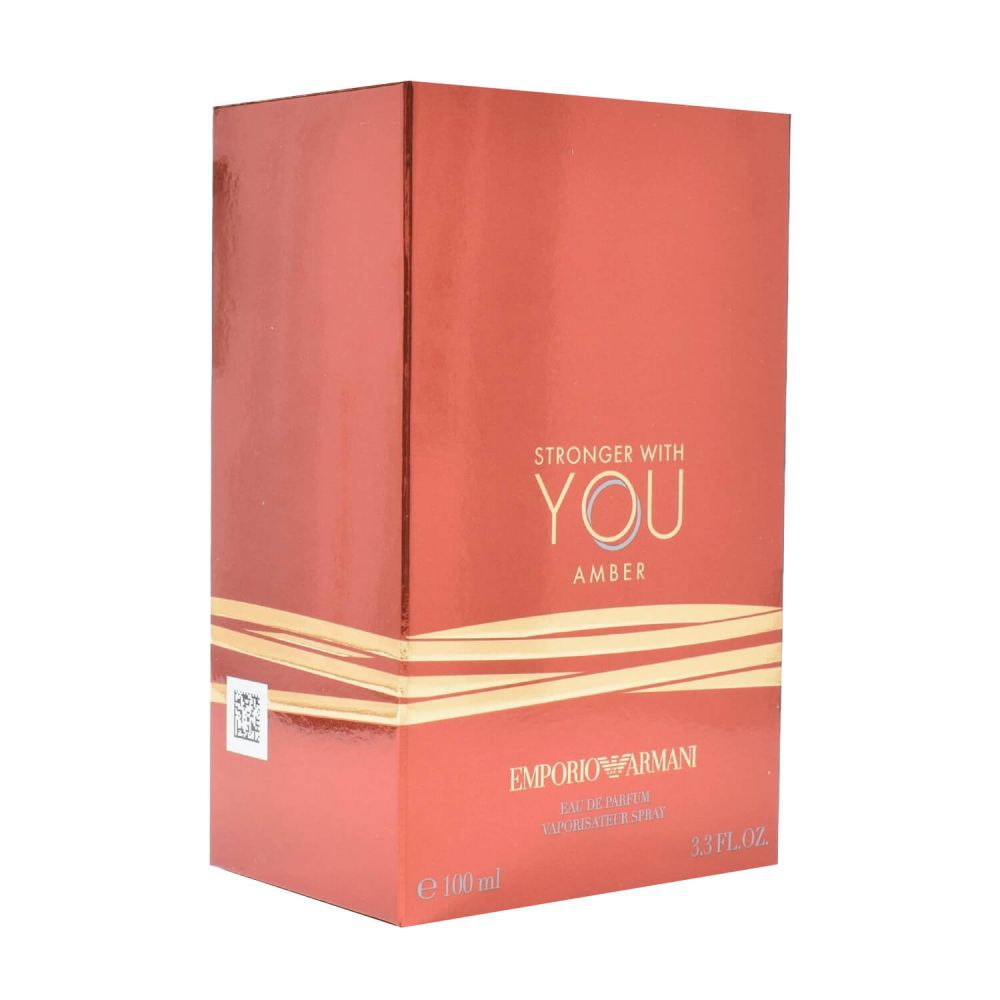 Giorgio Armani Stronger With You Amber Eau de Parfum 100 ml Herren Parfüm Duft Box