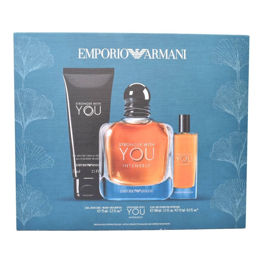 Giorgio Armani Stronger with You Eau de Parfum 100 ml + 15ml Duft Set Herren Geschenkset