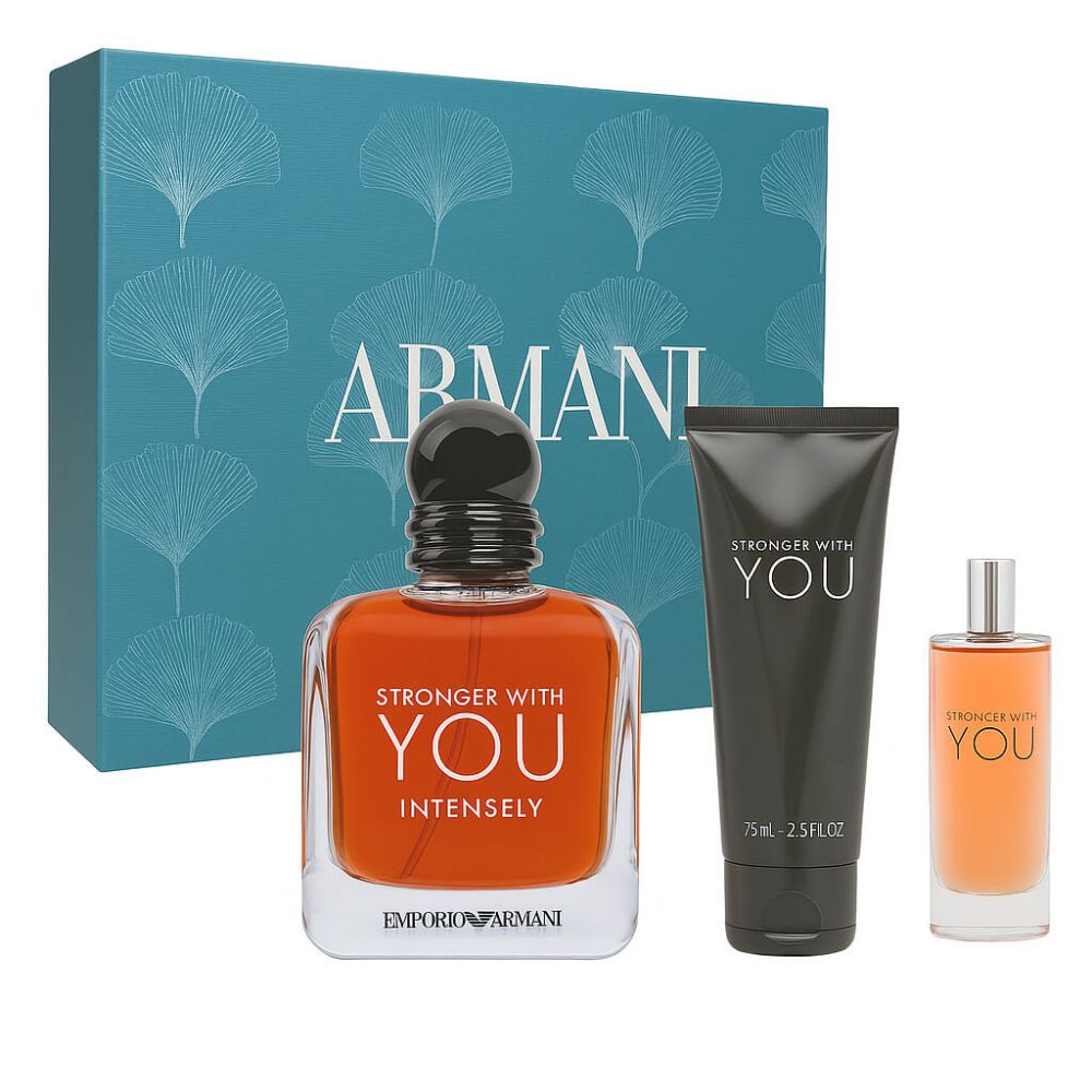 Giorgio Armani Stronger with You Eau de Parfum 100 ml + 15ml Duft Set Herren Geschenkset