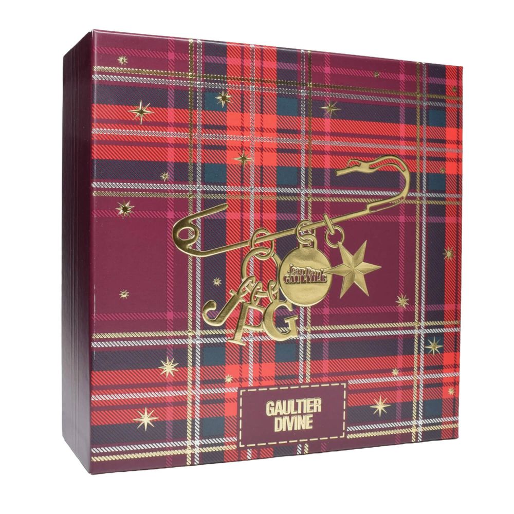Jean Paul Gaultier Divine Eau de Parfum 100 ml + 10 ml Stick 75 ml Bodyloution Damen Duftset Box