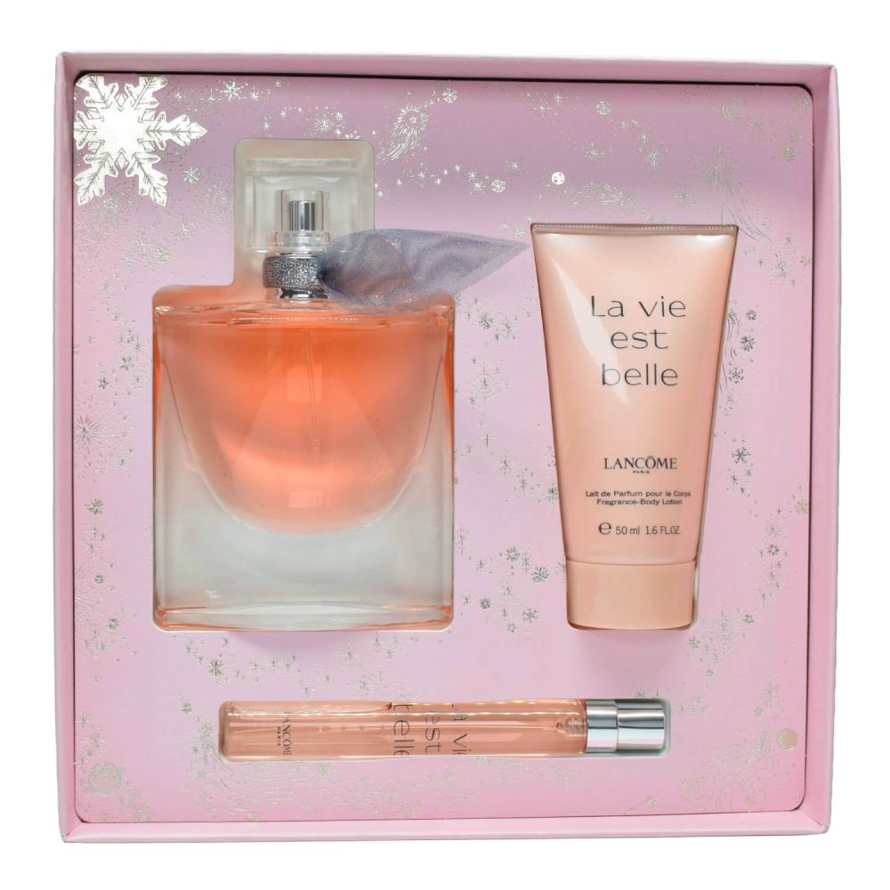 Lancome La vie est belle 50 ml + 10 ml Stick Damen Geschenk Duftset Inhalt