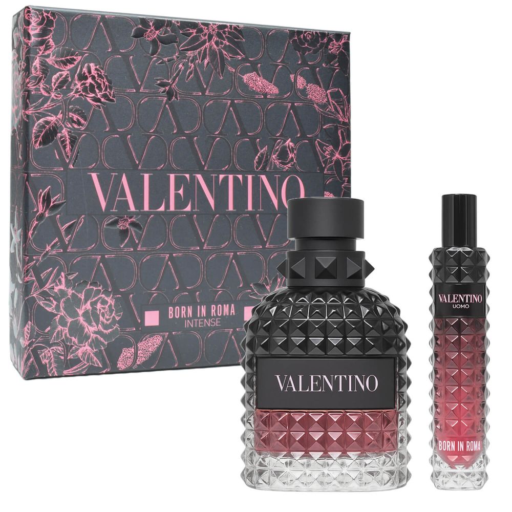 Valentino Uomo Born in Roma Intense Eau de Parfum 50 ml + Travel Stick 10 ml Herren Geschenkset
