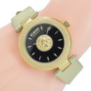 Versus Versace Damen Uhr VSP214618 Bricklane 3D Löwe Gold Leder