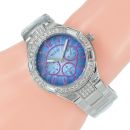Guess Damen Uhr W0776L1 Lollipop Blau Silber Edelstahl Armband